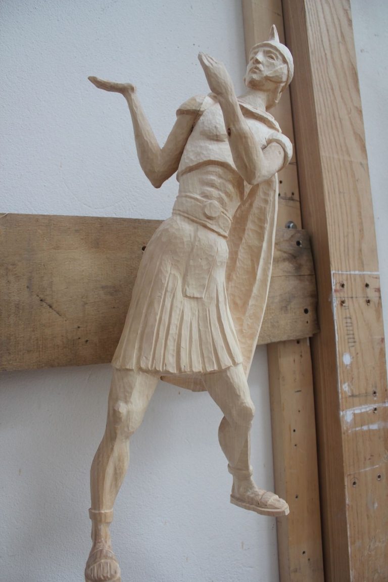 rzeźby płaskorzeźby aplikacje - żołnierz z drogi krzyżowej