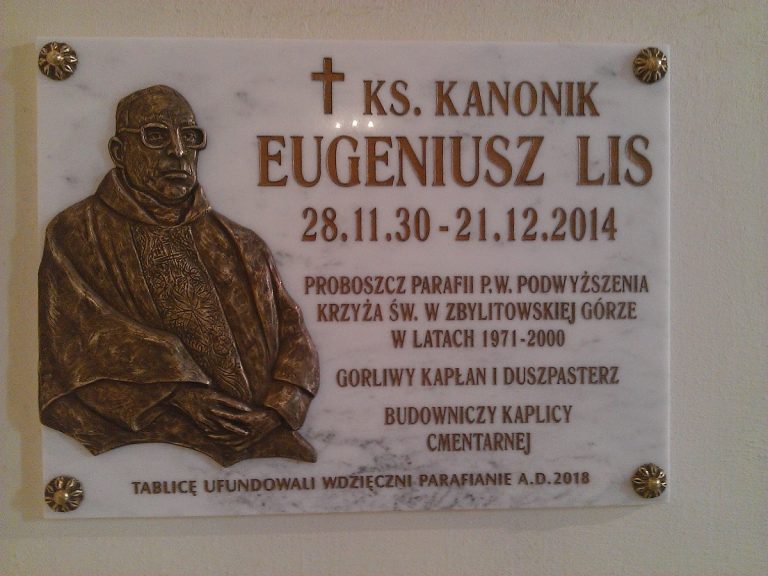 odlewanie rzeźb płaskorzeźb - tablice pamiątkowe i epitafia - epitafium 9